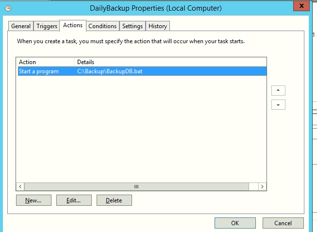 how to import .bak file in oracle